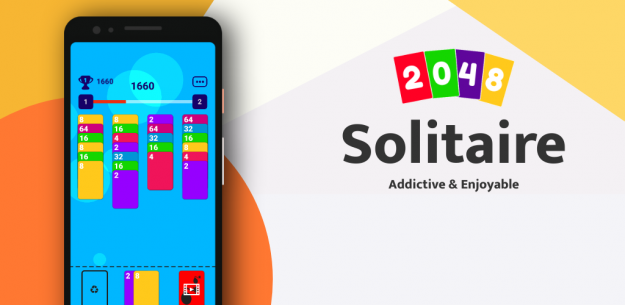 2048 Solitaire Card Merge Game